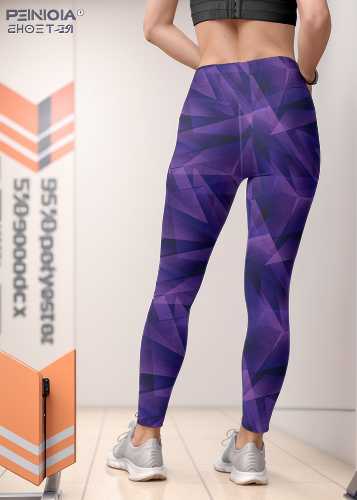 Active Tights with Pocket (Purple Prism)