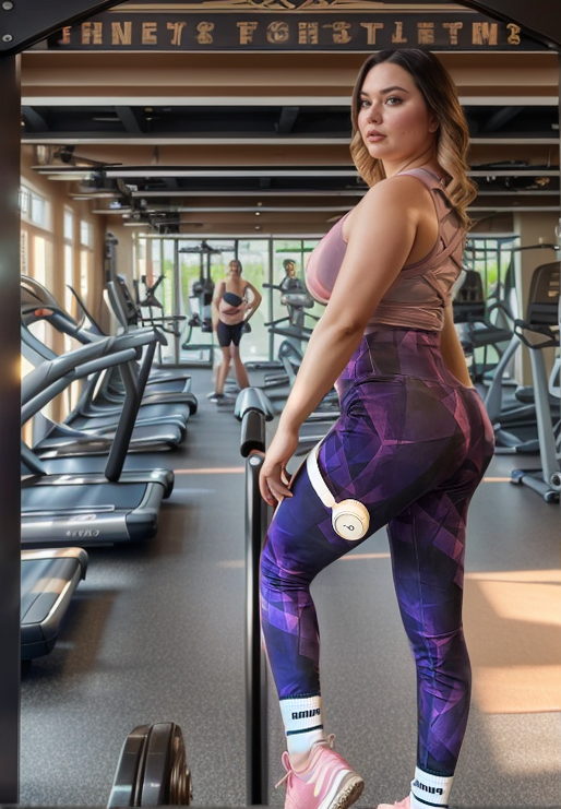 Active Tights with Pocket (Purple Prism)