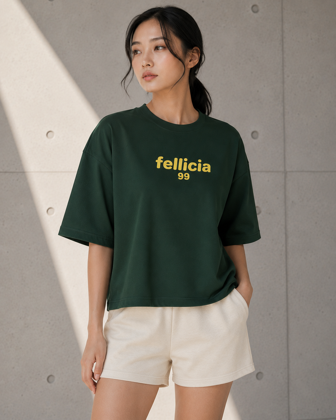Sweat Tee – 260 GSM 100% Cotton Loop Knit - OLIVE