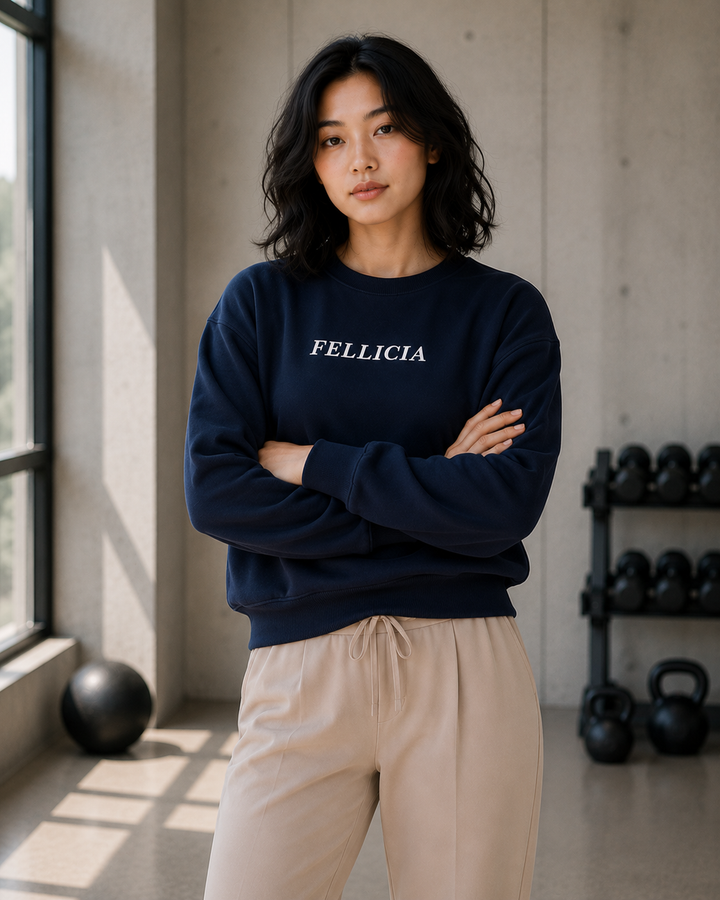 Sweatshirt – 260 GSM Loop Knit Cotton | NAVY BLUE