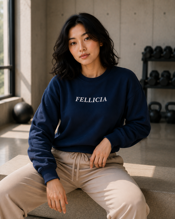 Sweatshirt – 260 GSM Loop Knit Cotton | NAVY BLUE