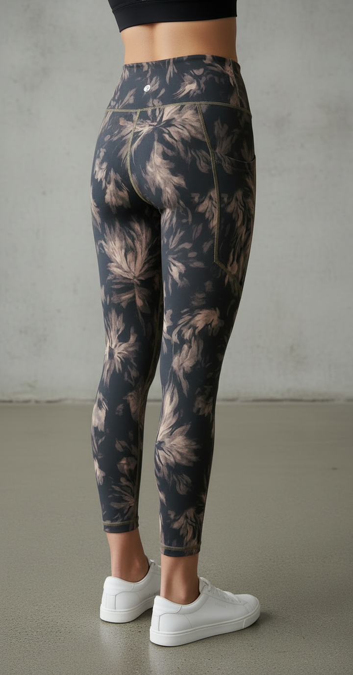 Performance Tights with Pocket - Coffee