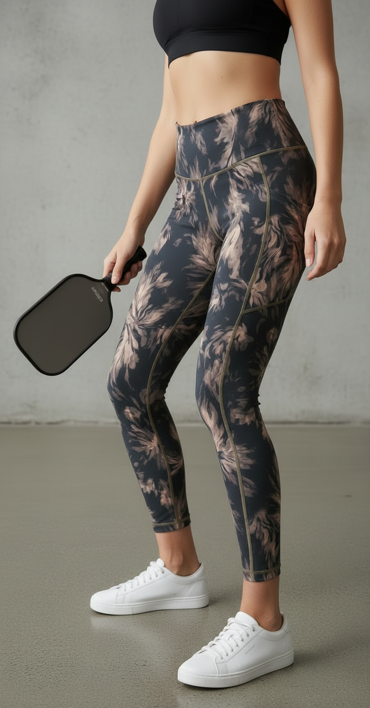 Performance Tights with Pocket - Coffee