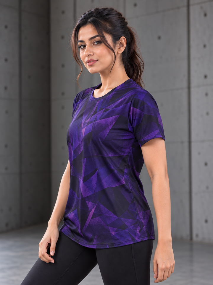 Active T-Shirt for Women - Purple Prism