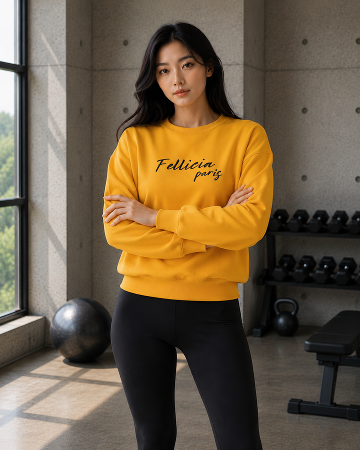 Sweatshirt – 260 GSM Loop Knit Cotton | MARIGOLD