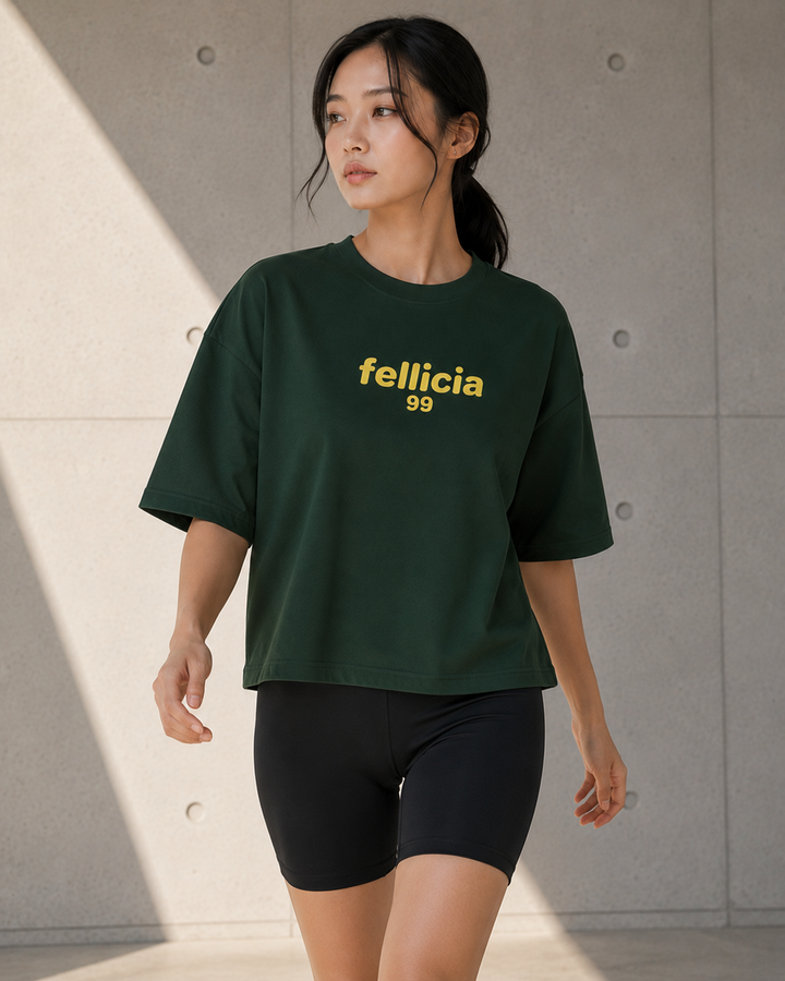 Sweat Tee – 260 GSM 100% Cotton Loop Knit - OLIVE