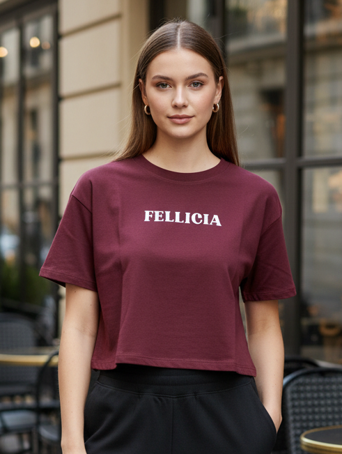 TRAVEL – Maroon Sweat-Tee & Black Jogger Set