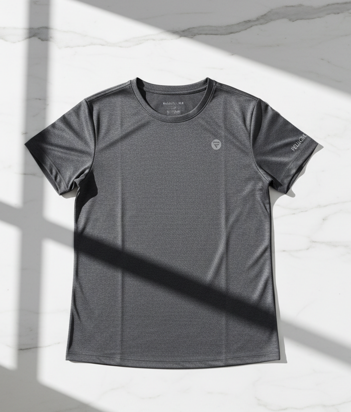 Performance Tshirt for Women (Charcoal Grey)