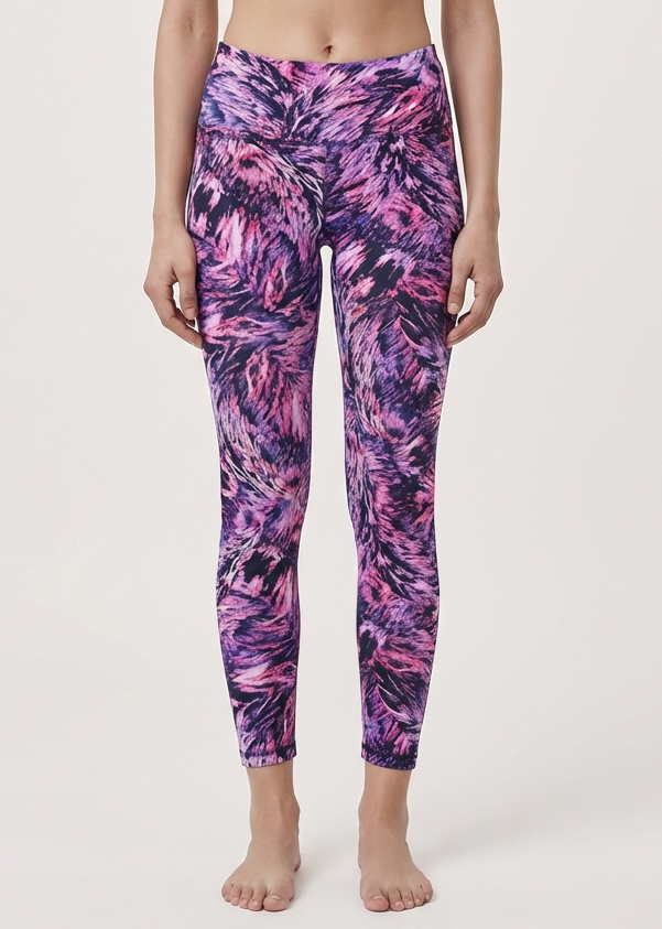 Active Tights with Pocket (Pink Eagle)