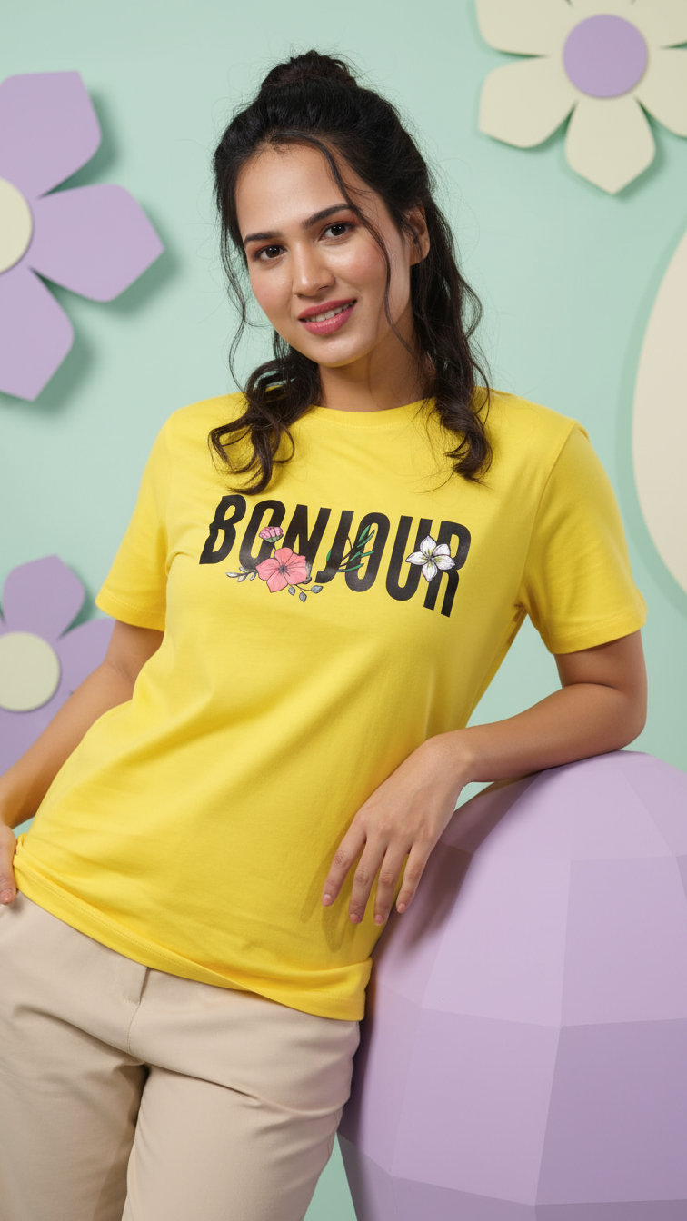 HELLO Active Tee - 100% Cotton