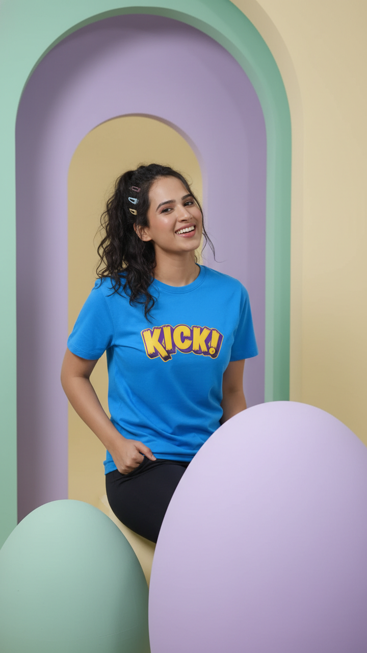 GYM TEE for women (100% cotton)