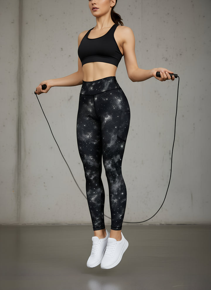Performance Tights with Pocket - Galaxy