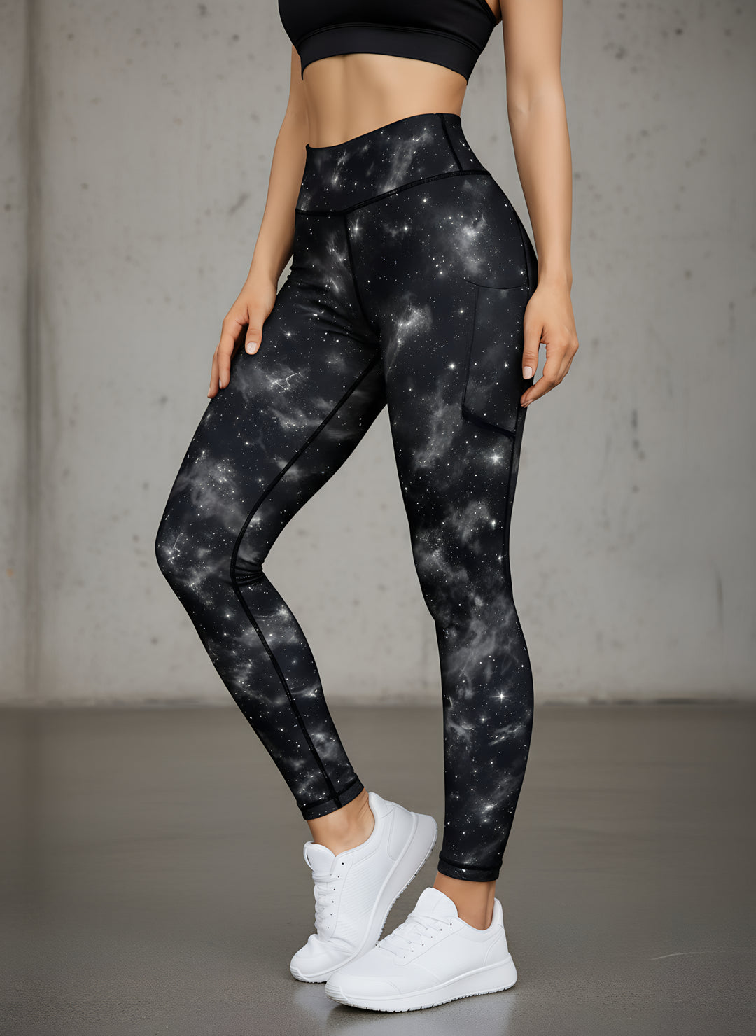 Performance Tights with Pocket - Galaxy