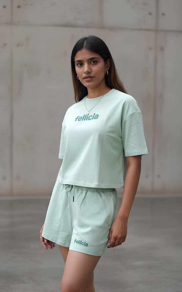Summer Co-ord Set – Mint Whisper