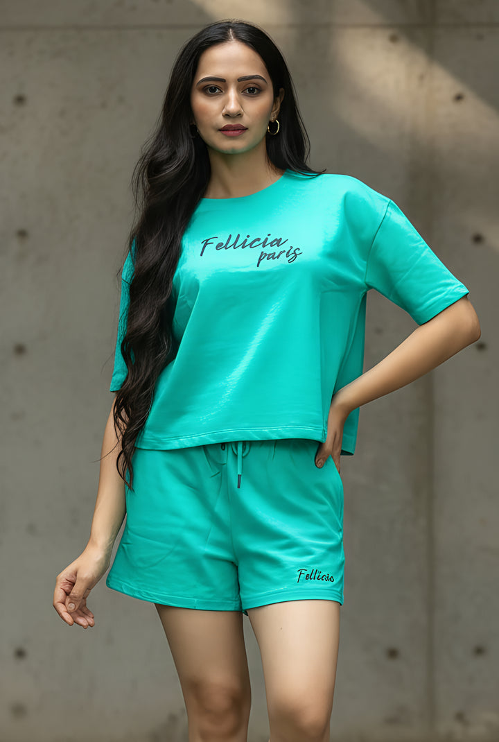 Summer Co-ord Set – Coral Mist