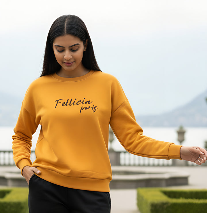 Sweatshirt – 260 GSM Loop Knit Cotton | MARIGOLD