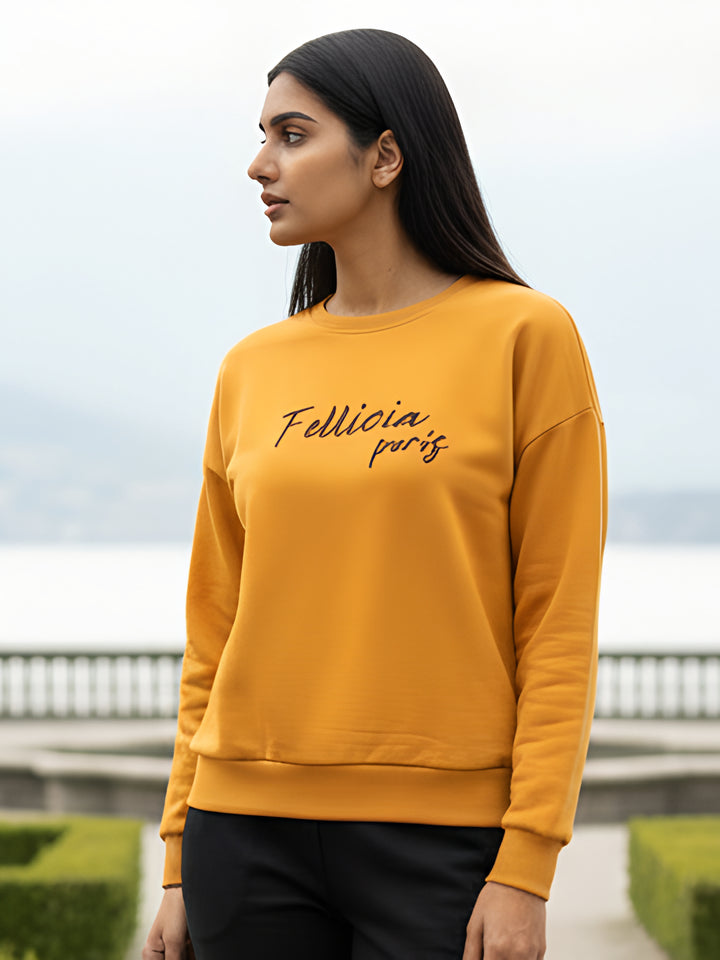 Sweatshirt – 260 GSM Loop Knit Cotton | MARIGOLD