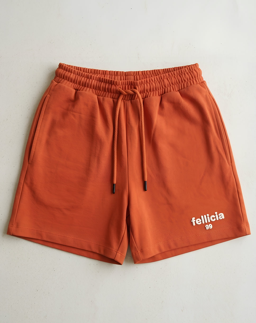 Cotton Loop-Knit Sweat-Shorts (Orange) – Sport Luxe Essential