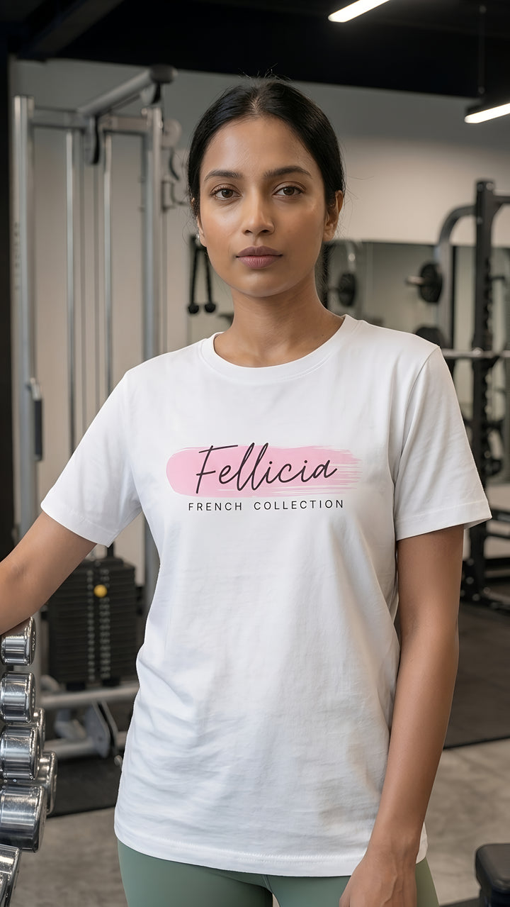 White Comfort Tee for Women