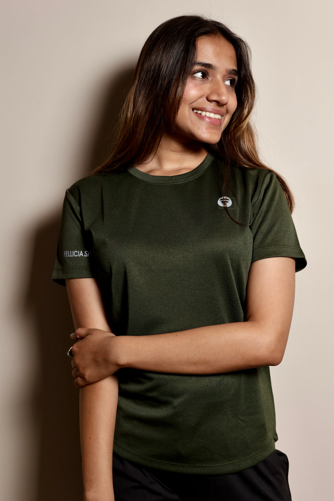 Performance Tshirt for Women (Olive Green)