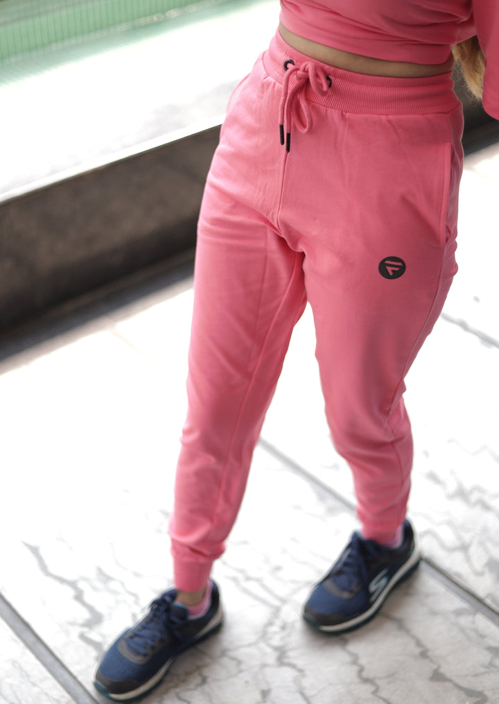 Co-ord Set (Pink) Sweatshirt & Joggers for Women