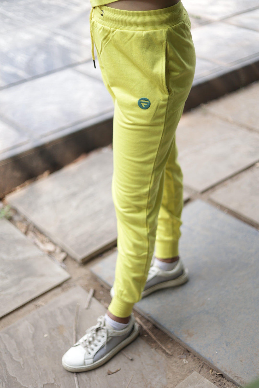 Co-ord Set (Neon Yellow) Sweatshirt & Joggers for Women